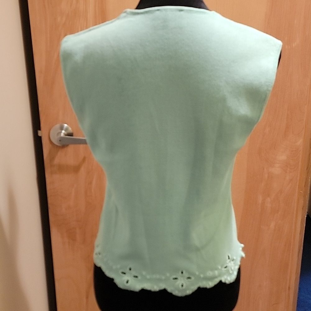 Milk & Honey Mint Green Sleeveless Top - Picture 5 of 10